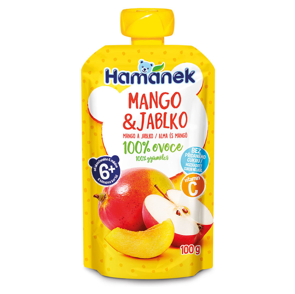 E-shop HAMÁNEK Mango a jablko 6m+ 100 g