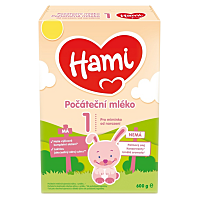 HAMI 1 Počáteční kojenecké mléko od narození do 6 měsíců 600 g