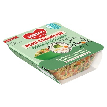 HAMI Malí objevitelé těstoviny s brokolicí, šunkou a smetanou 200 g (Těstovinové, rýžové příkrmy)