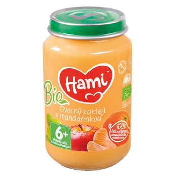 HAMI Bio Ovocný koktejl s mandarinkou od 6.měsíců 200 g