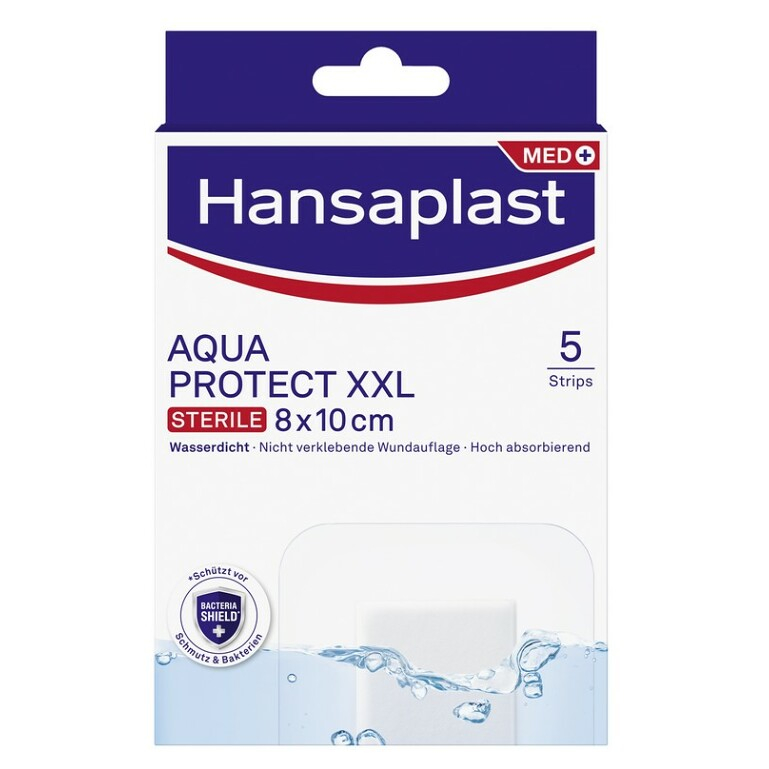 Levně HANSAPLAST Aquaprotect XXL náplast 5ks