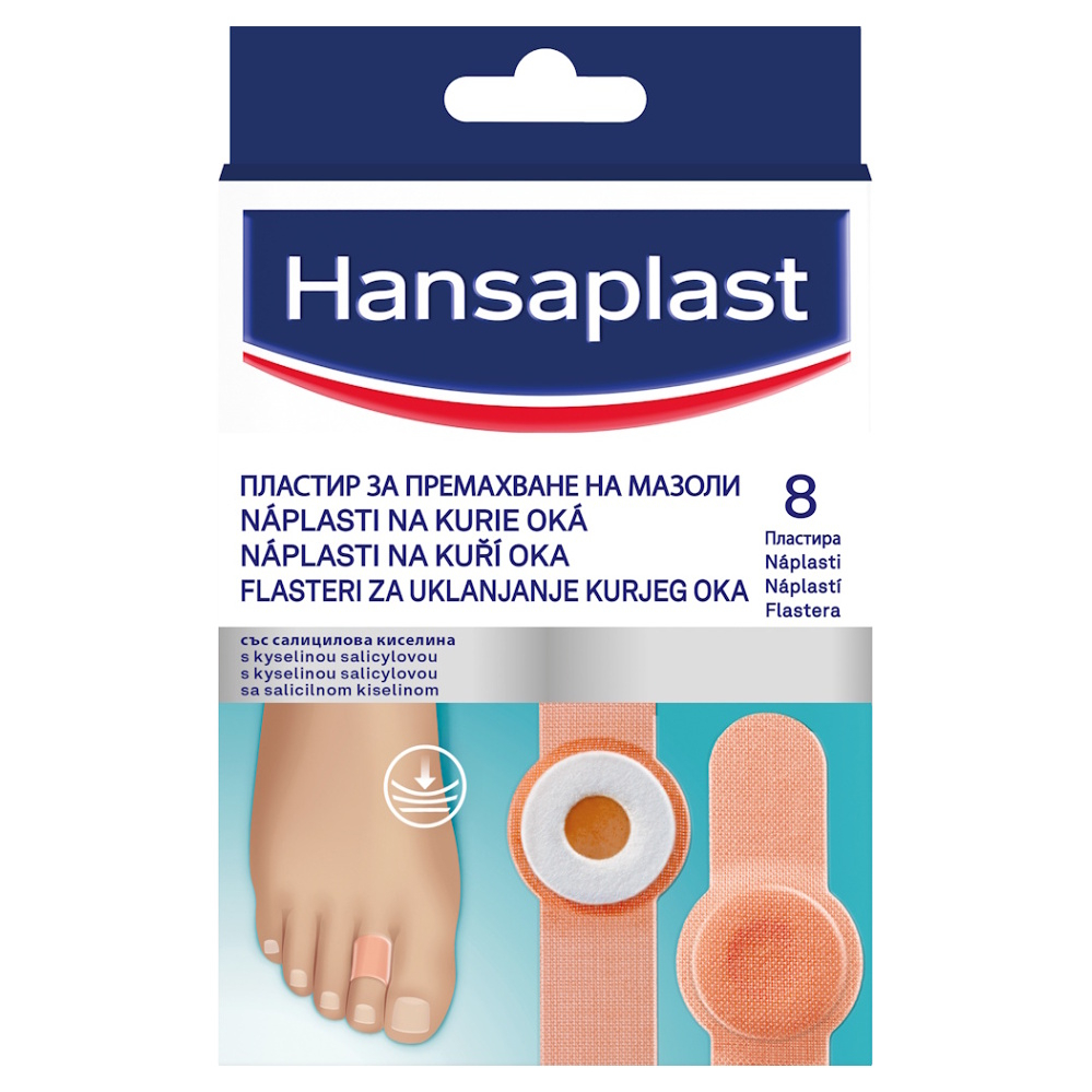 HANSAPLAST Náplast na kuří oka 8 kusů