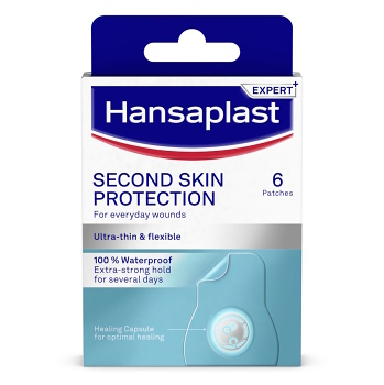 HANSAPLAST Second skin náplast hydrokoloidní 6 kusů