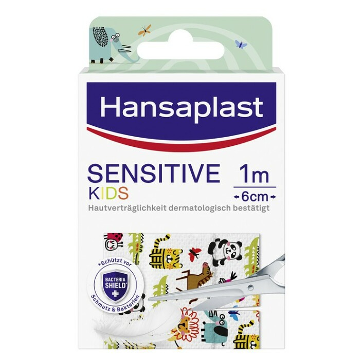 E-shop HANSAPLAST Sensitive kids zvířátka náplast 1 m x 6 cm