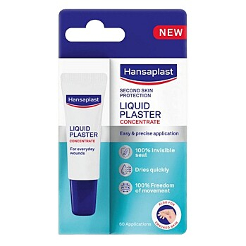 HANSAPLAST  tekutá náplast 10 ml (Náplasti dělené) - Elastické, S polštářkem, Sterilní