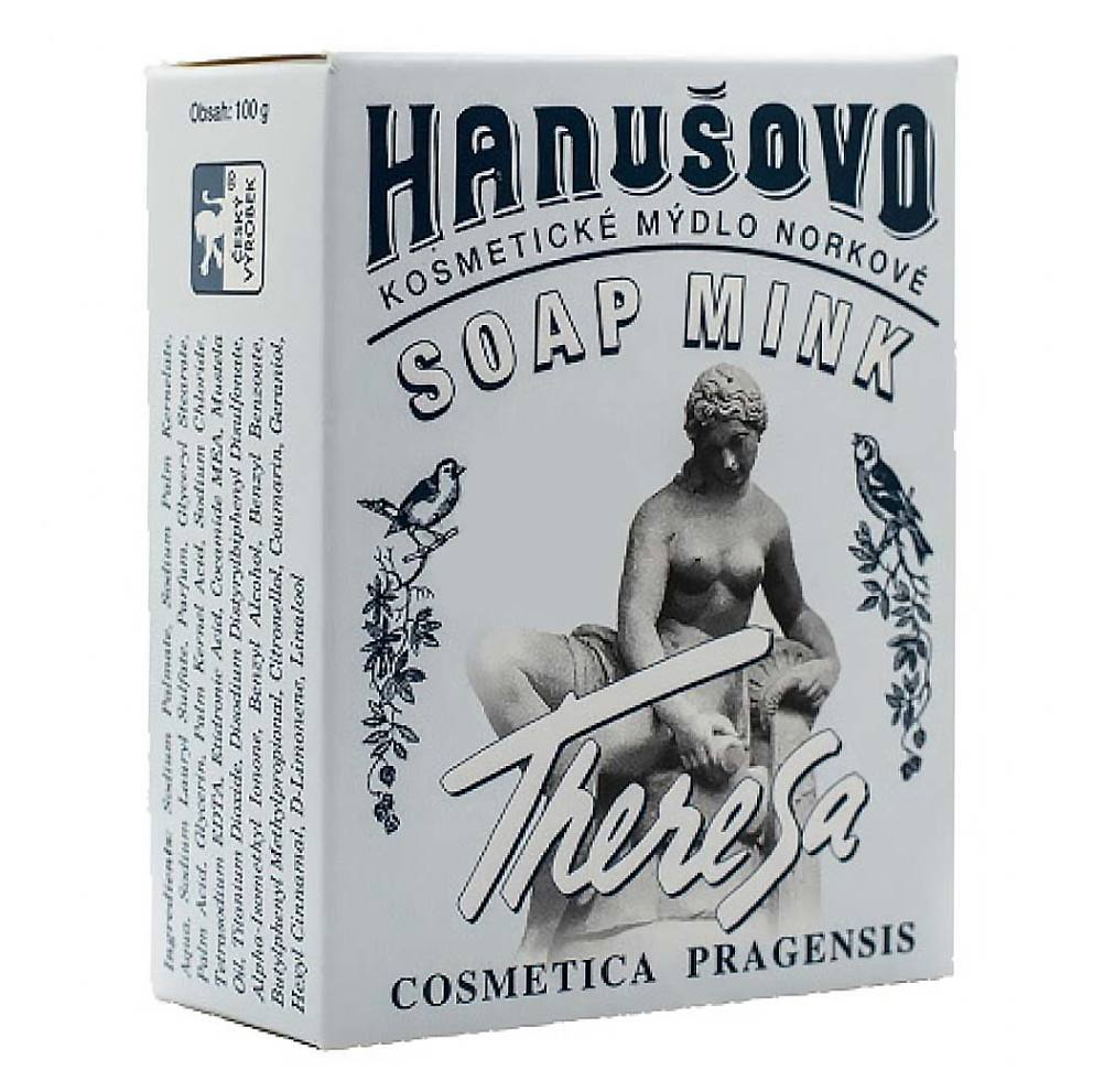 Levně MERCO Hanušovo kosmetické mýdlo norkové Soap Mink 100 g