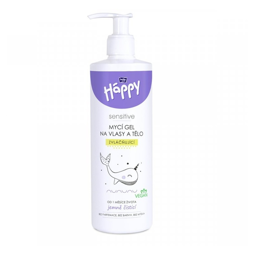 E-shop BELLA HAPPY Baby mycí gel na tělo a vlasy 400 ml