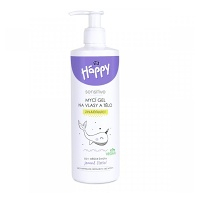 HAPPY Baby mycí gel na tělo a vlasy 400 ml