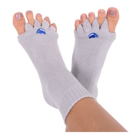 HAPPY FEET Adjustační ponožky grey velikost M