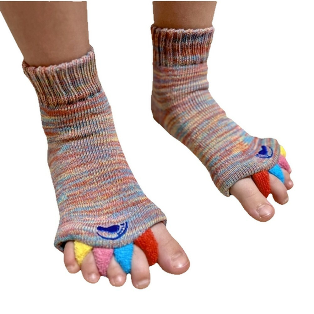 Levně HAPPY FEET Adjustační ponožky multicolor dětské 31-34