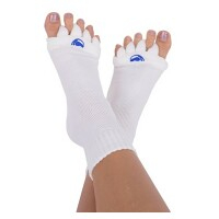 HAPPY FEET Adjustační ponožky white velikost S