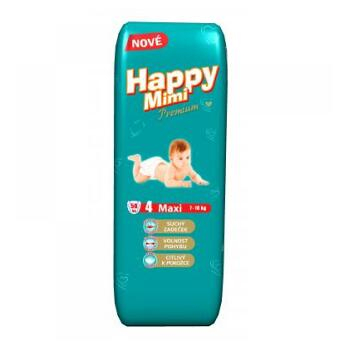 HAPPY MIMI Dětské pleny Premium Maxi 50 kusů