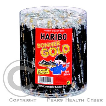 HARIBO Bonner Gold Box lékořicová tyčka 150 ks 586