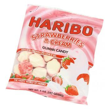 HARIBO Strawberies&Cream 100g bonbóny želatin.