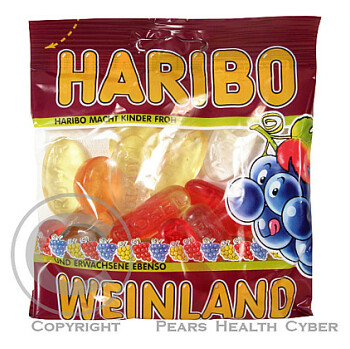 HARIBO Weinland 100 g želatinové ovocné bonbony 554