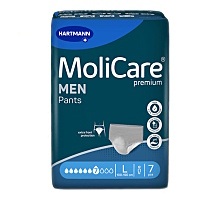 MOLICARE Men pants absorpční prádlo pro muže 7 kapek velikost L 7 kusů