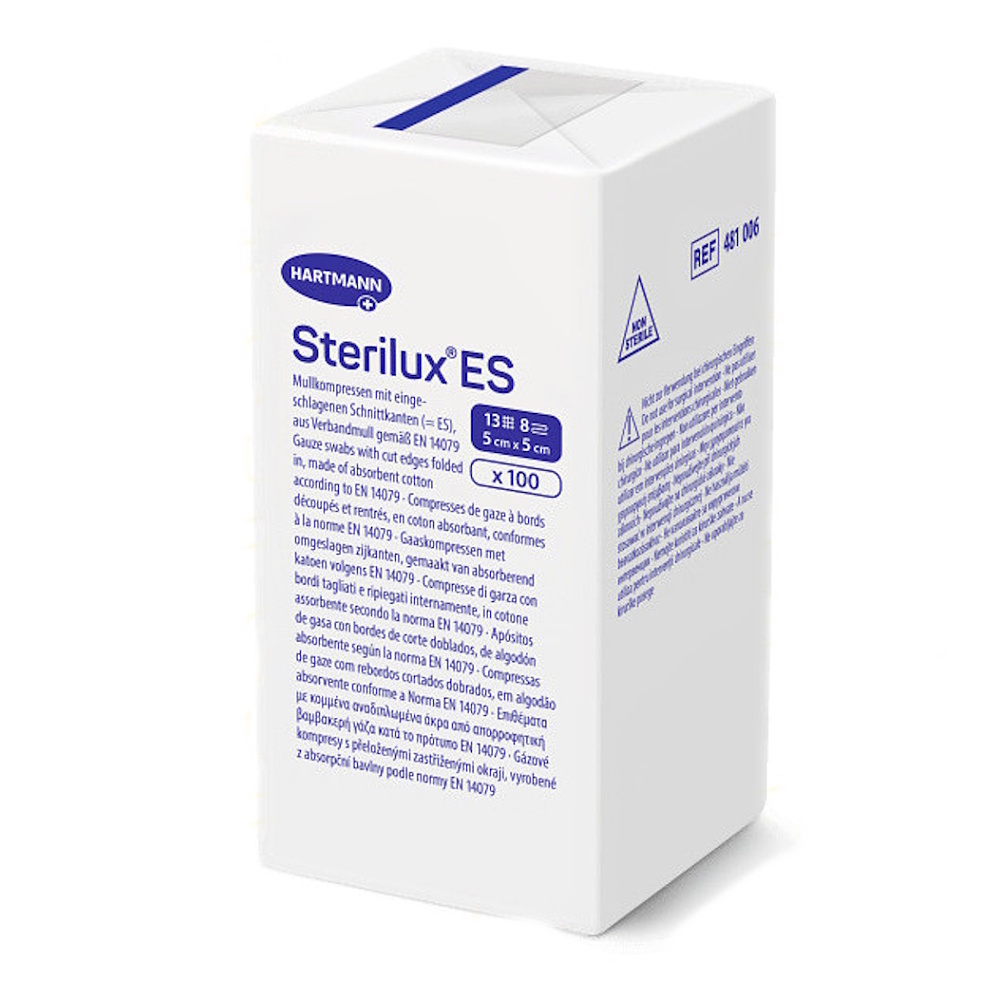Hartmann Sterilux ES Gáza nesterilní 5x5cm 100ks