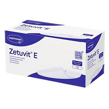 HARTMANN Zetuvit E savé kompresy 10x10cm 50 kusů (Krytí a hojení ran)