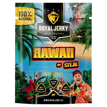 ROYAL JERKY Beef Hawai by Stejk hovězí sušené maso 9 x 22 g (Sušené maso)