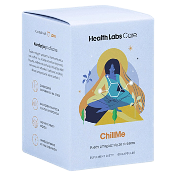 HEALTH LABS CARE ChillMe Pro zmírnění stresu a napětí 60 kapslí (Stres) - Vícesložkové