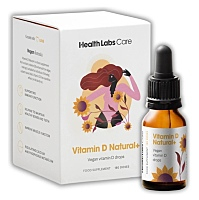 HEALTH LABS CARE Vitamin D3 natural + vegan 10 ml 180 dávek