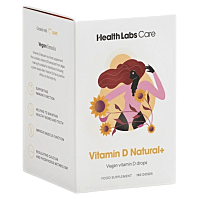 HEALTH LABS CARE Vitamin D3 Natural+ Vegan, 180 dávek