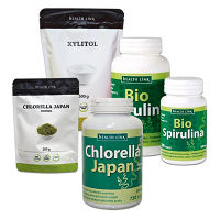 HEALTH LINK Jarní výprodejová nabídka Chlorella, Spirulina, Erythritol a Xylitol
