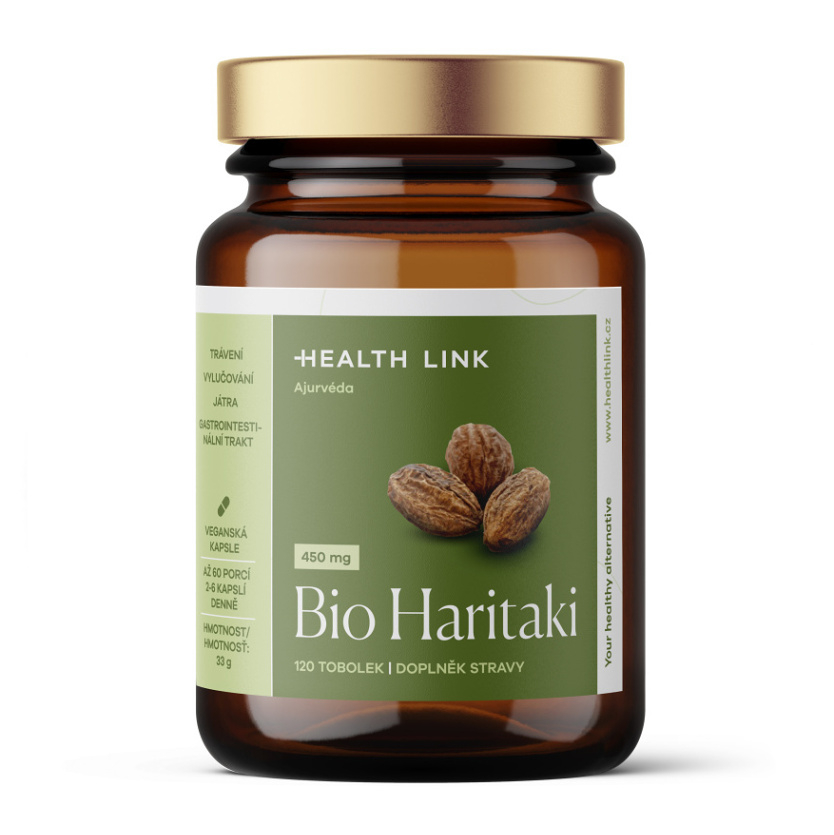 HEALTH LINK Haritaki 450 mg BIO 120 kapslí