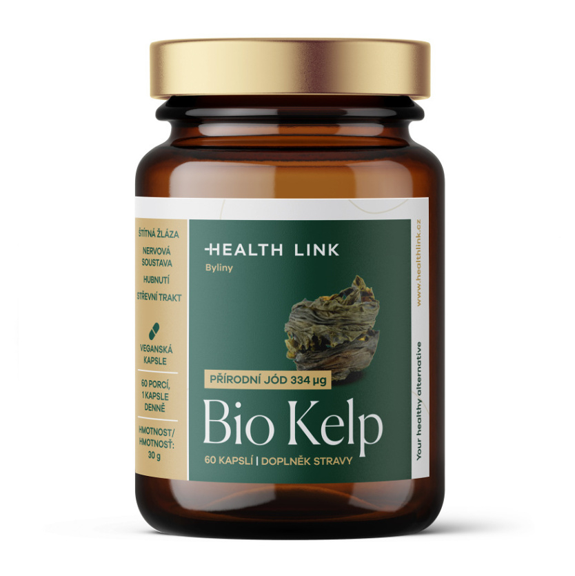Levně HEALTH LINK Kelp 400 mg BIO 60 kapslí
