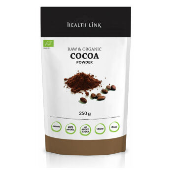 HEALTH LINK Prášek kakaový Raw BIO 250 g