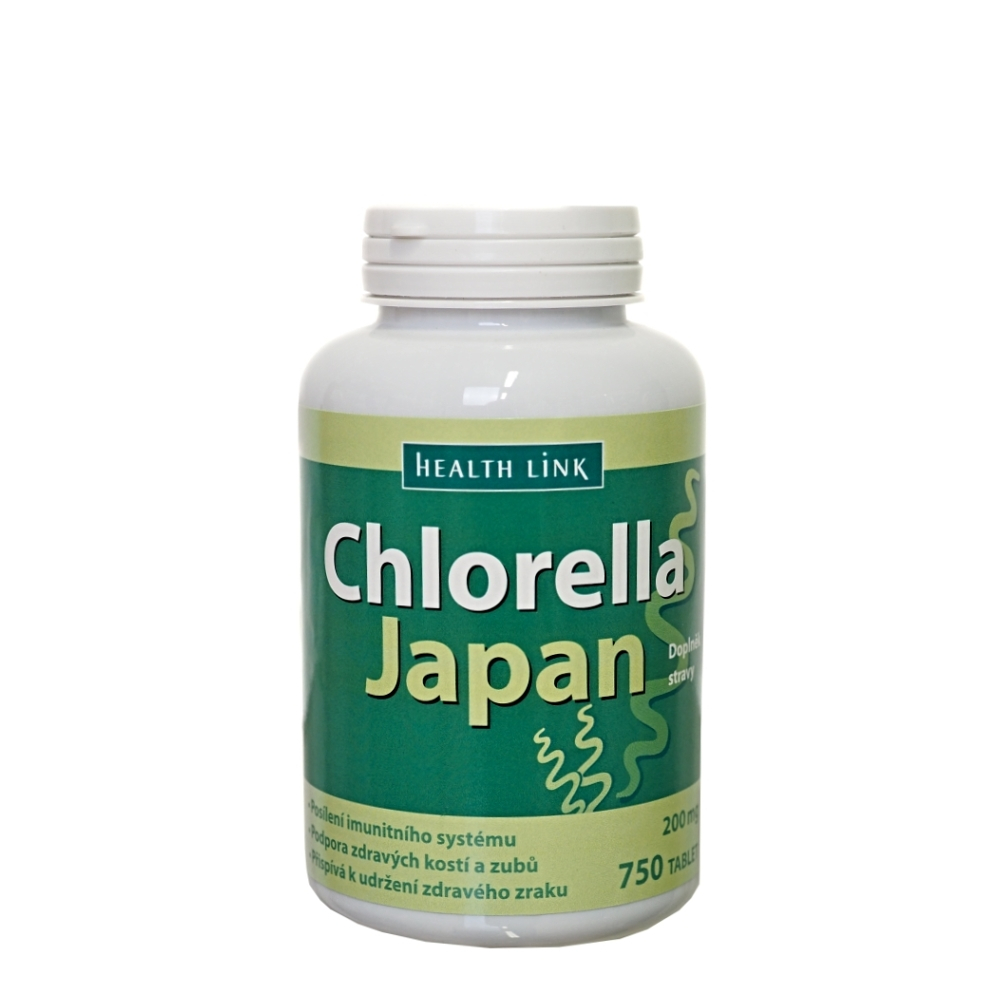 Levně HEALTH LINK Chlorella Japan 750 tablet
