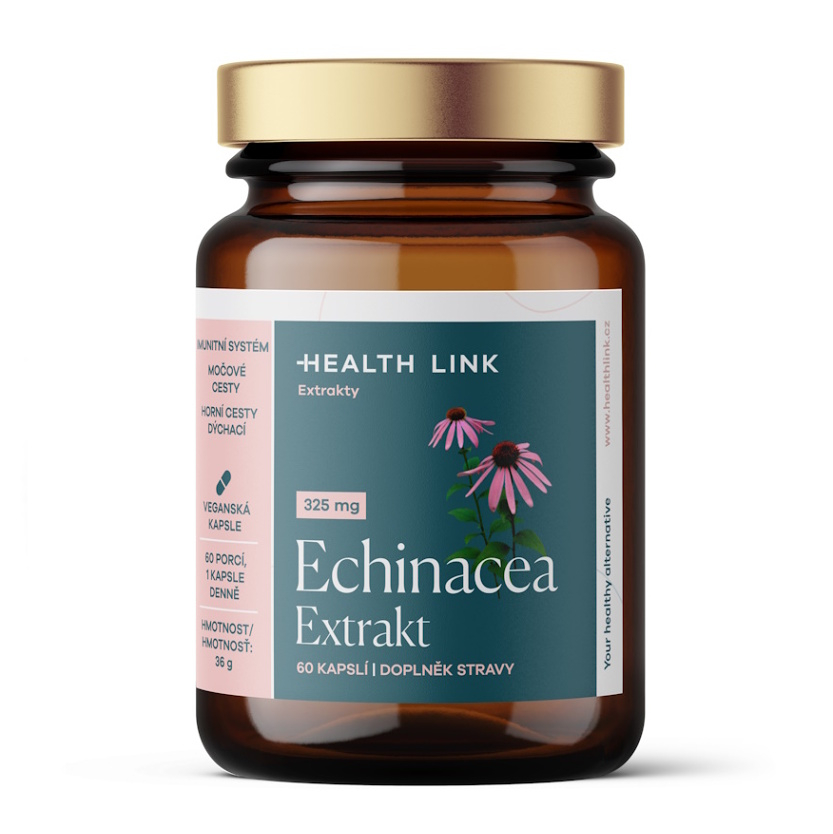 Levně HEALTH LINK Echinacea extrakt 325 mg 60 kapslí