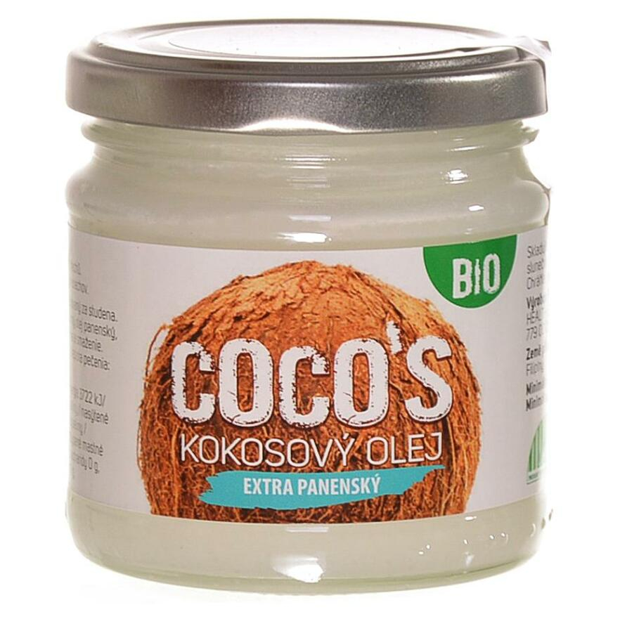 E-shop HEALTH LINK Extra panenský kokosový olej BIO 200 ml