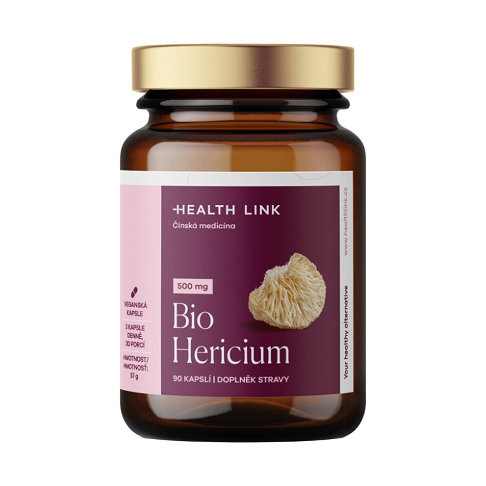 HEALTH LINK Hericium BIO 90 kapslí