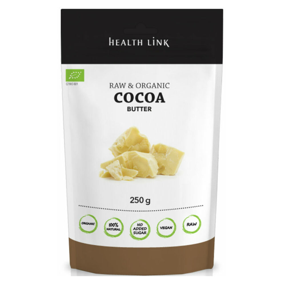 Levně HEALTH LINK Kakaové máslo BIO 250 g