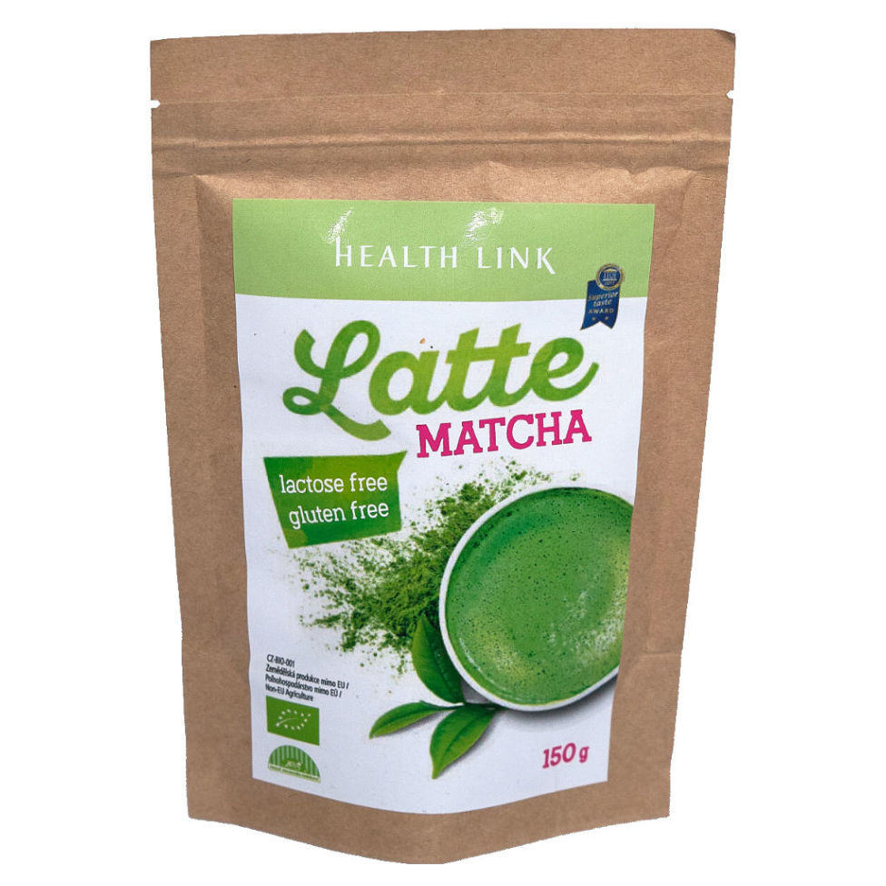 Levně HEALTH LINK Latte matcha BIO 150 g