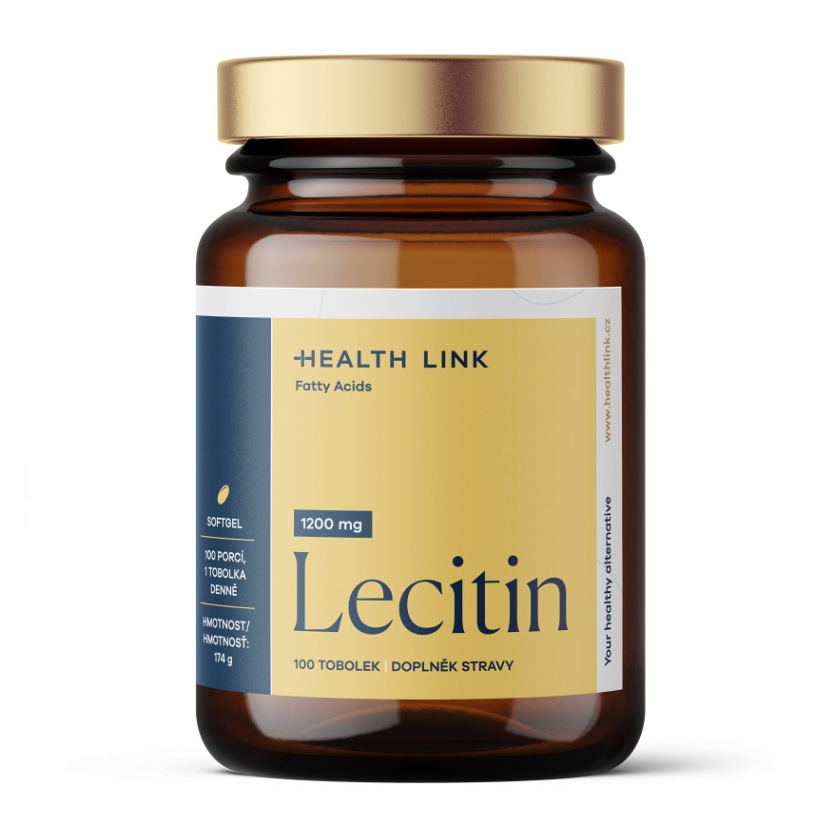 Levně HEALTH LINK Lecitin 1200 mg 100 tobolek