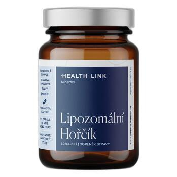 HEALTH LINK Lipozomální hořčík 60 kapslí (Na energii, při únavě) - Jednosložkové, Lipozomální