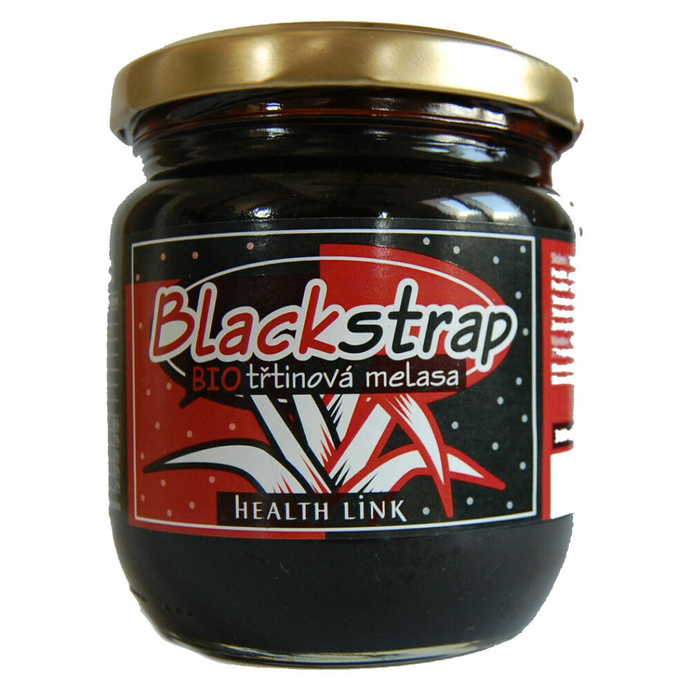 Levně HEALTH LINK Melasa třtinová Blackstrap BIO 360 ml