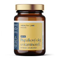 HEALTH LINK Pupalkový olej 500 mg + vitamin E 90 tobolek