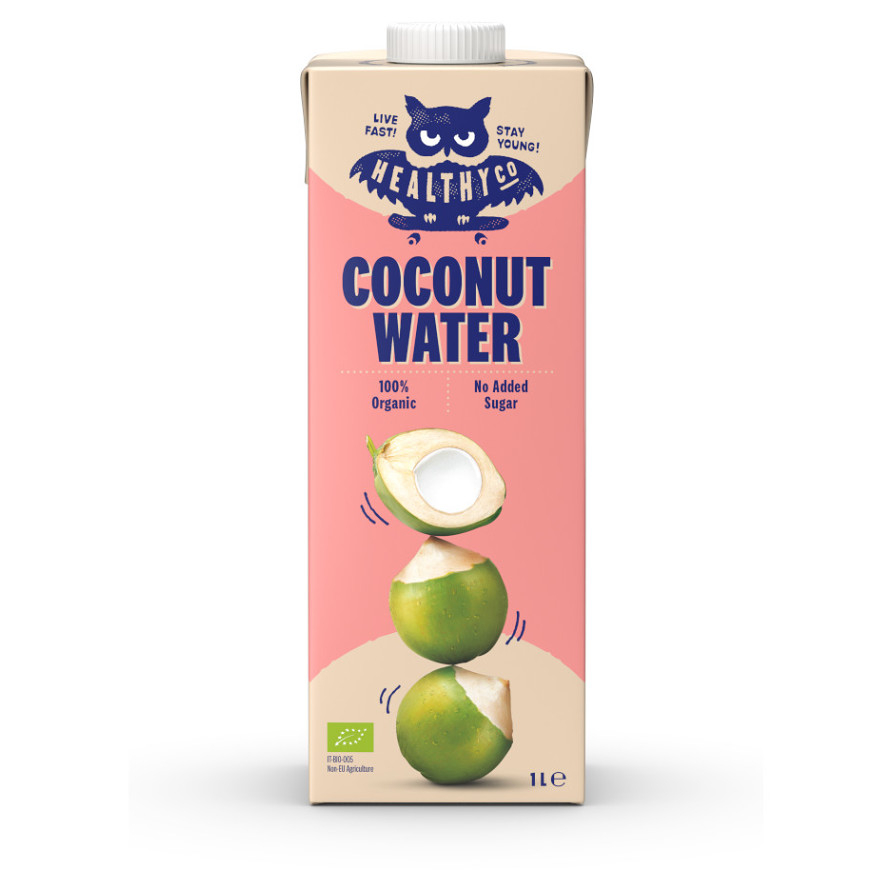 Levně HEALTHYCO Coconut Water Kokosová voda BIO 1l