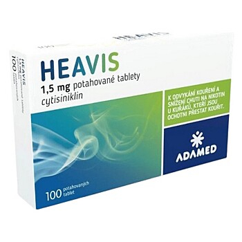 HEAVIS 1.5mg 100 tablet (Na odvykání kouření) - Jednodruhové