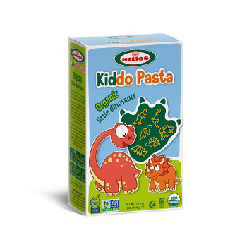 HELIOS Kiddo pasta těstoviny malí dinosauři BIO 454 g (Pšeničné těstoviny) - BIO