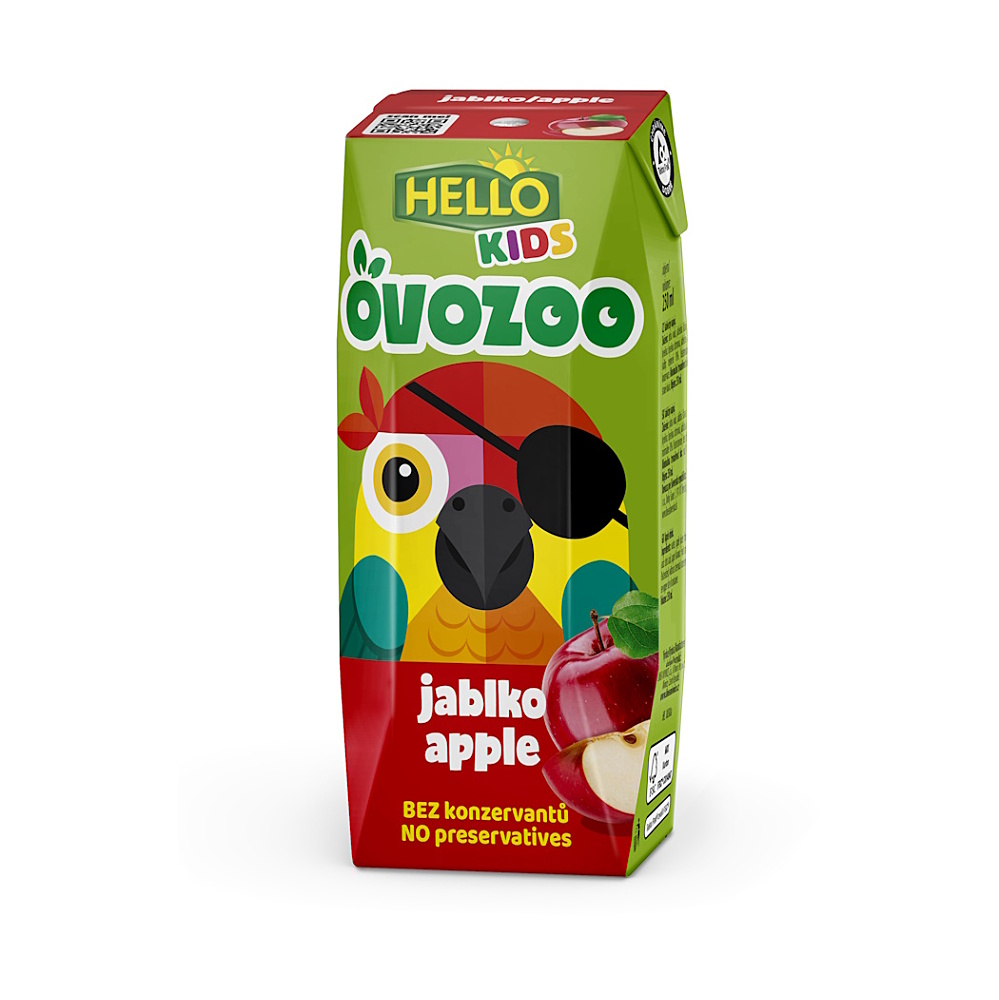 Hello pitíčko jablko 250 ml