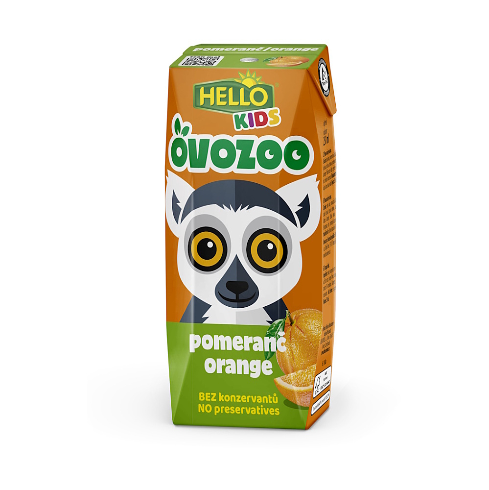 Hello pitíčko pomeranč 250 ml