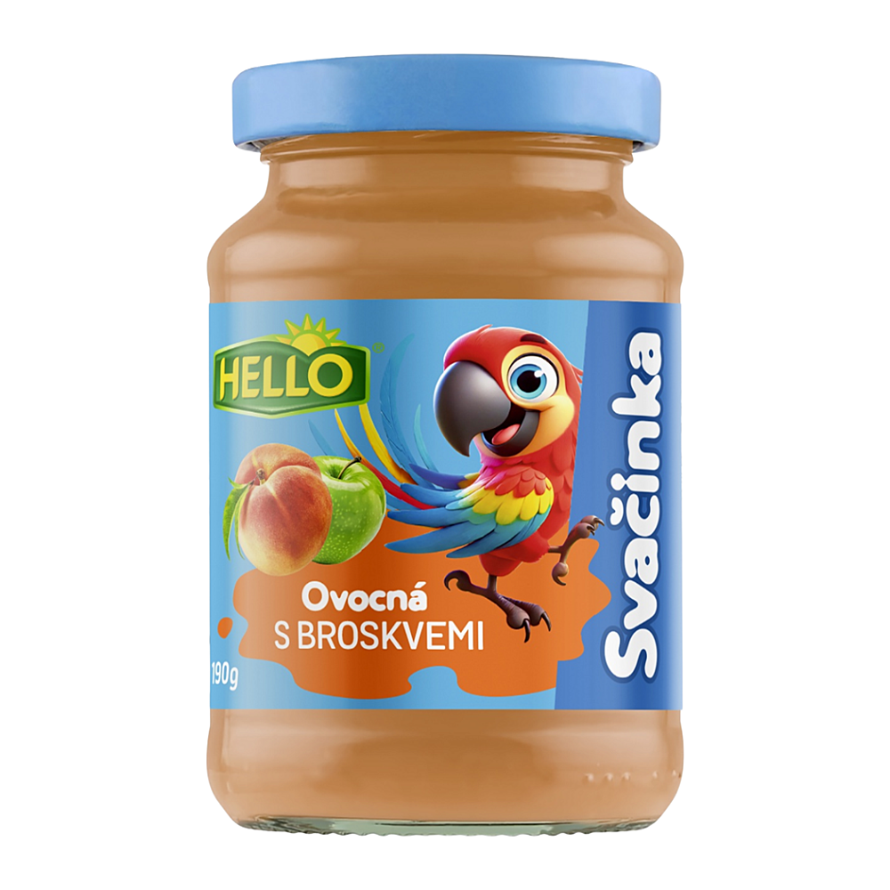 Hello Ovocná svačinka s broskvemi a vitaminem C