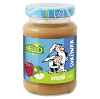 HELLO Přesnídávka s jablky 190 g x 10 kusů