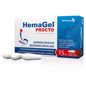 HEMAGEL PROCTO Rektální čípky 15 kusů (Na hemoroidy) - Hojivý