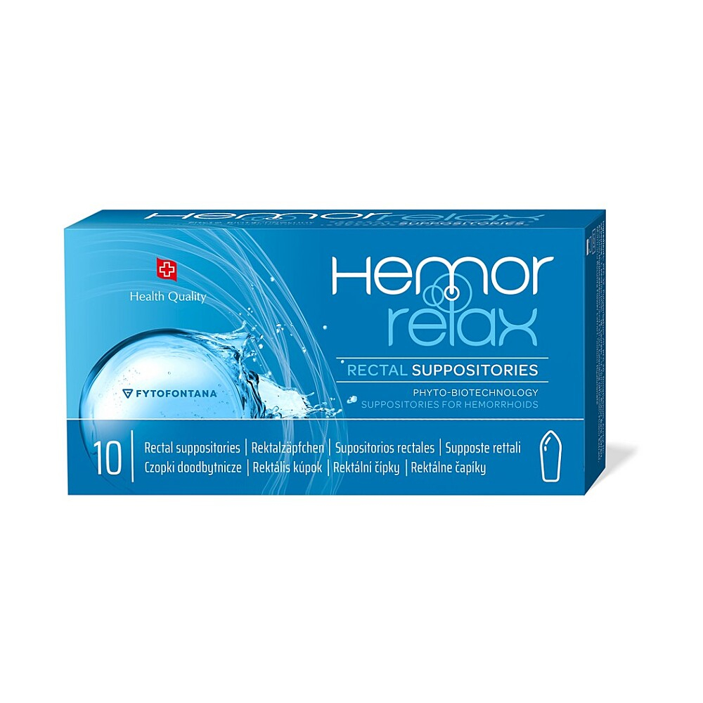 Fytofontana Hemorrelax rektální čípky 10ks koupíte na Lekarna.cz