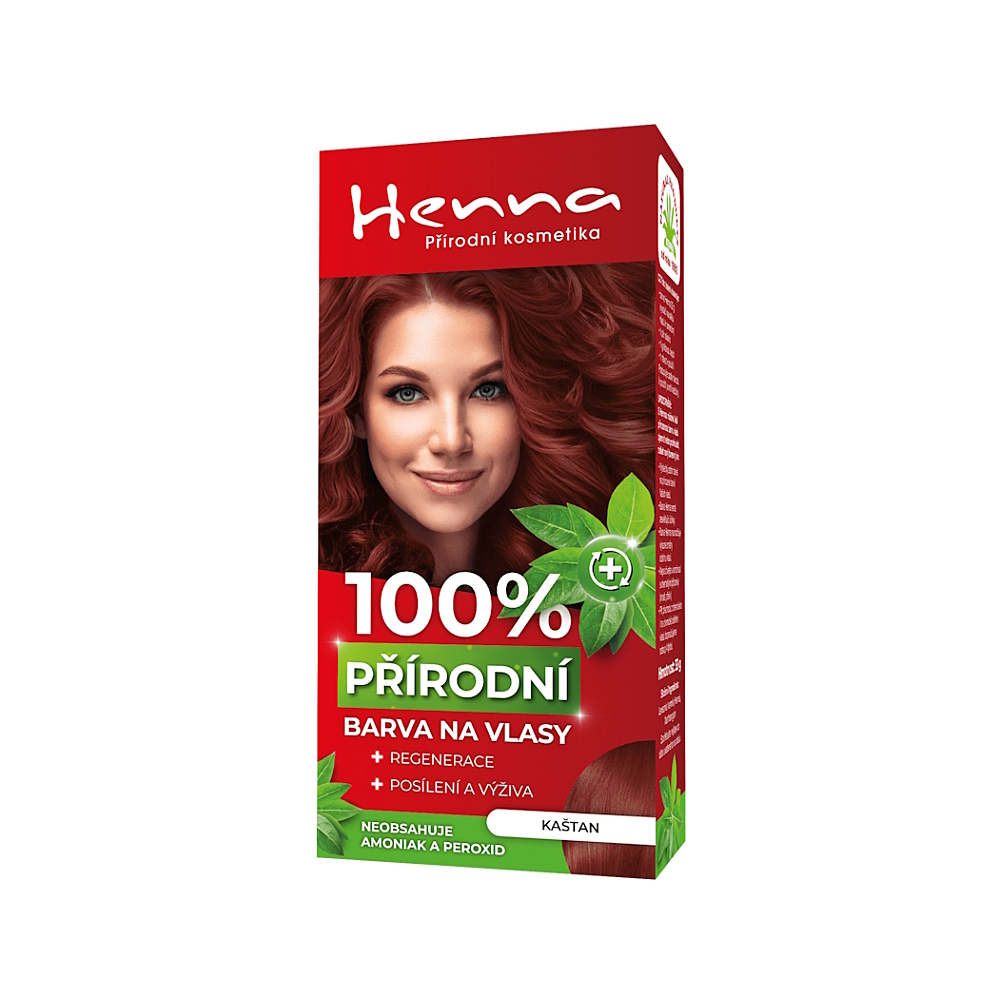 E-shop HENNA Barva na vlasy Kaštan 33 g